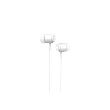 Vezetékes fülhallgató, headset 3,5 mm-es Jack csatlakozóval Kakusiga KSC-381 fehér