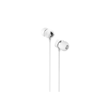Vezetékes fülhallgató, headset 3,5 mm-es Jack csatlakozóval Kakusiga KSC-311 fehér