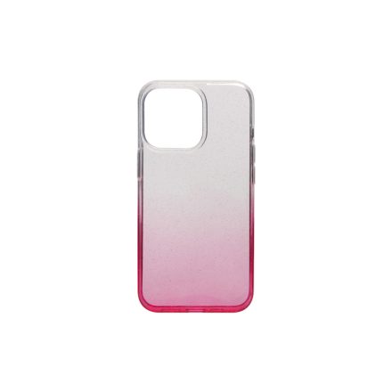 Színátmenetes csillogós Tpu telefontok iPhone 14 Pro 6.1 colos narancs