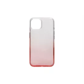   Színátmenetes csillogós Tpu telefontok iPhone 14 Plus 6.7 colos piros