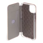 Smart Diva fliptok iPhone 14 Pro Max 6.7 colos oldalra nyíló tok rose gold