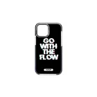 Mintás telefontok Flow iPhone 14 Plus 6.7 YooUp fekete háttérrel fekete kerettel