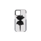 Mintás telefontok Tie iPhone 14 Plus 6.7 YooUp átlátszó háttérrel fekete kerettel