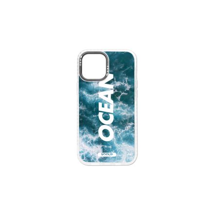 Mintás telefontok Ocean iPhone 14 6.1 YooUp fehér kerettel