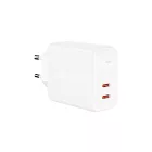 Acefast A9 40W PD dupla C töltő fehér