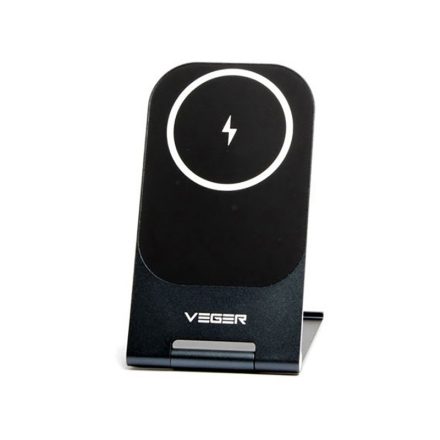 Veger Y56 Wireless Gyorstöltő és Mágneses asztali Telefontartó Fekete
