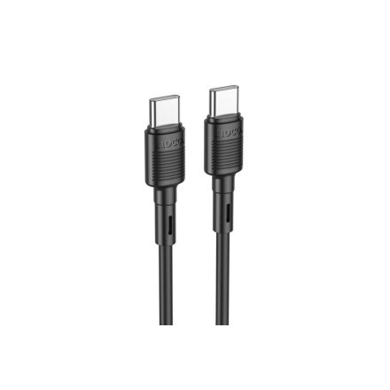 Töltő és adatkábel Type-C/Type-C csatlakozóval 60W 1 méter Hoco X83 Victory fekete