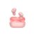 Bluetooth fülhallgató, headset M12 pink