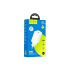 Type-C portos hálózati gyorstöltő PD 25W Hoco N22 Jetta fehér