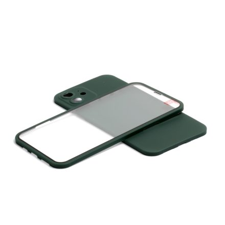 360 Full Body iPhone 12 6.1 TPU tok + fólia zöld