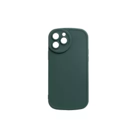   Lekerekített matt TPU telefontok iPhone 12 6.1 colos YooUp Rounded Matte sötétzöld