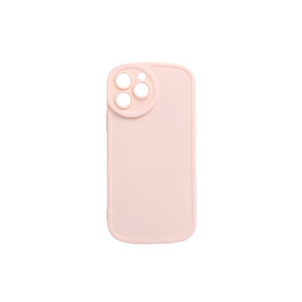 Lekerekített matt TPU telefontok iPhone 12 6.1 colos YooUp Rounded Matte rózsaszín