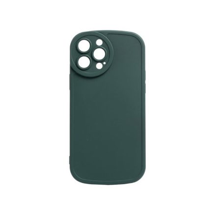 Lekerekített matt TPU telefontok iPhone 12 Pro 6.1 colos YooUp Rounded Matte sötétzöld