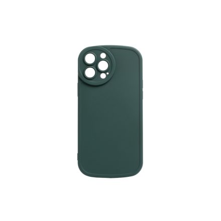 Lekerekített matt TPU telefontok iPhone 14 Pro 6.1 colos YooUp Rounded Matte sötétzöld