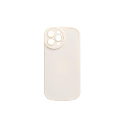 Lekerekített matt TPU telefontok iPhone 14 Pro 6.1 colos YooUp Rounded Matte bézs