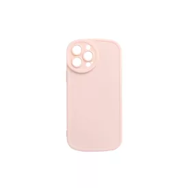   Lekerekített matt TPU telefontok iPhone 14 Pro 6.1 colos YooUp Rounded Matte rózsaszín