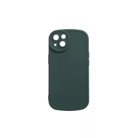   Lekerekített matt TPU telefontok iPhone 14 Plus 6.7 colos YooUp Rounded Matte sötétzöld