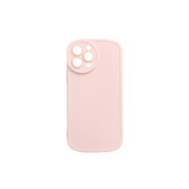   Lekerekített matt TPU telefontok iPhone 14 Pro Max 6.7 colos YooUp Rounded Matte rózsaszín