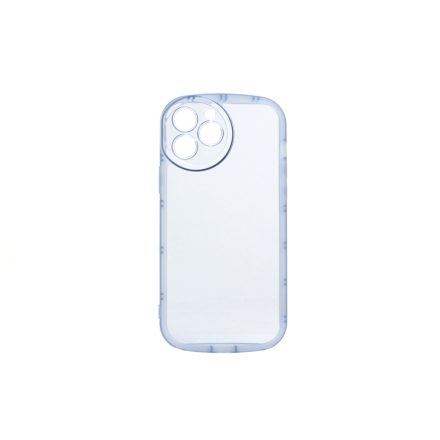 Lekerekített átlátszó TPU telefontok iPhone 12 6.1 colos YooUp Rounded Transparent kék