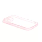 Lekerekített átlátszó TPU telefontok iPhone 12 Pro 6.1 colos YooUp Rounded Transparent pink