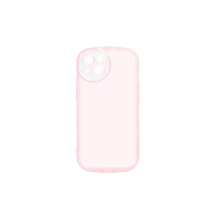 Lekerekített átlátszó TPU telefontok iPhone 13 6.1 colos YooUp Rounded Transparency pink