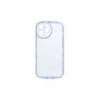 Lekerekített átlátszó TPU telefontok iPhone 13 Pro 6.1 colos YooUp Rounded Transparency kék