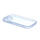 Lekerekített átlátszó TPU telefontok iPhone 13 Pro Max 6.7 colos YooUp Rounded Transparency kék