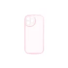 Lekerekített átlátszó TPU telefontok iPhone 14 Pro 6.1 colos YooUp Rounded Transparency pink