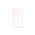 Lekerekített átlátszó TPU telefontok iPhone 14 Pro 6.1 colos YooUp Rounded Transparency pink