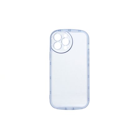 Lekerekített átlátszó TPU telefontok iPhone 14 Pro 6.1 colos YooUp Rounded Transparency kék
