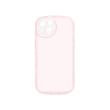 Lekerekített átlátszó TPU telefontok iPhone 14 Plus 6.7 colos YooUp Rounded Transparency pink