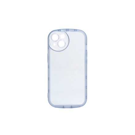 Lekerekített átlátszó TPU telefontok iPhone 14 Plus 6.7 colos YooUp Rounded Transparency kék