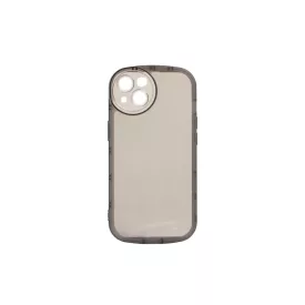   Lekerekített átlátszó TPU telefontok iPhone 14 Plus 6.7 colos YooUp Rounded Transparency fekete