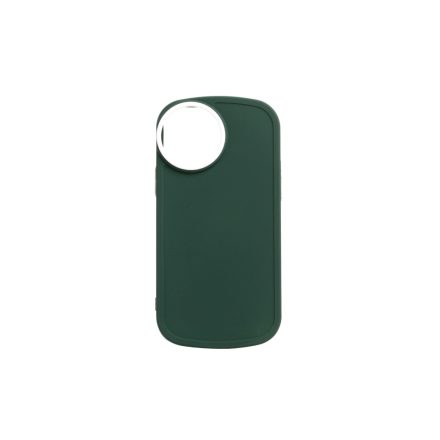 Lekerekített TPU telefontok iPhone 13 Pro 6.1 colos YooUp Rounded Elegant sötétzöld