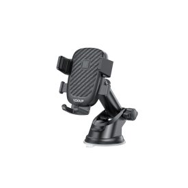 Tapadókorongos autós telefontartó YooUp S15 fekete