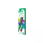 Töltő és adatkábel USB/Type-C csatlakozóval 3A 1 méter Kakusiga KSC-805 fekete