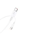 Töltő és adatkábel USB/Type-C csatlakozóval 3A 1 méter Kakusiga KSC-805 fehér