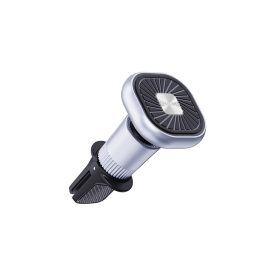   Szellőzőrácsra rögzíthető mágneses autós telefontartó fekete/ezüst