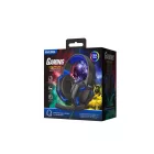 Vezetékes gamer fejhallgató, headset 3,5 mm-es Jack csatlakozóval Kakusiga KSC-713 kék