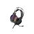 Vezetékes gamer fejhallgató, headset 3,5 mm-es Jack csatlakozóval Kakusiga KSC-454 RGB LED fekete