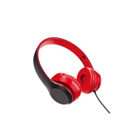 Vezetékes gamer fejhallgató, headset 3,5 mm-es Jack csatlakozóval Jokade JD014 piros
