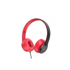 Vezetékes gamer fejhallgató, headset 3,5 mm-es Jack csatlakozóval Jokade JD014 piros