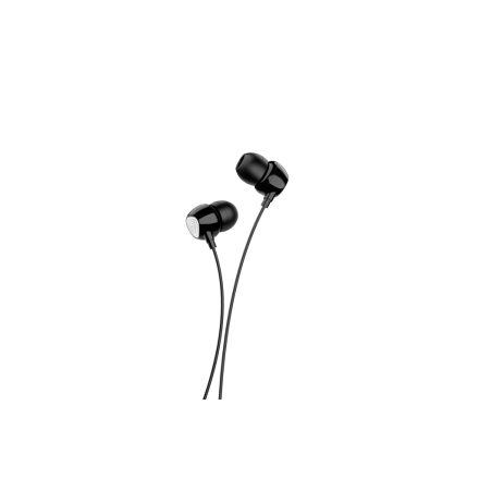 Vezetékes fülhallgató, headset 3,5 mm-es Jack csatlakozóval Jokade JD017 fekete