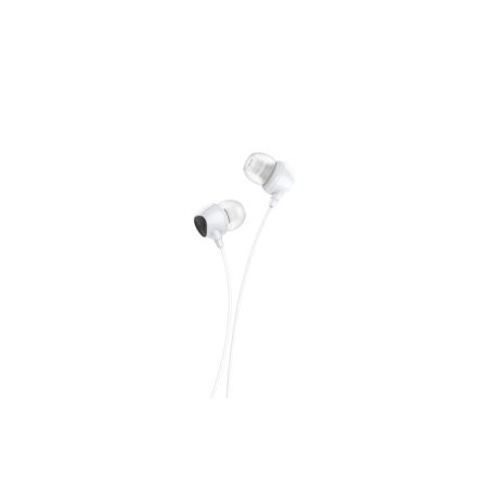 Vezetékes fülhallgató, headset 3,5 mm-es Jack csatlakozóval Jokade JD017 fehér