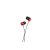 Vezetékes fülhallgató, headset 3,5 mm-es Jack csatlakozóval Jokade JD017 piros