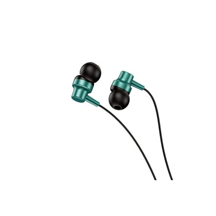 Vezetékes fülhallgató, headset 3,5 mm-es Jack csatlakozóval Jokade JD016 türkiz