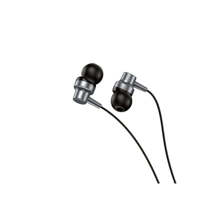 Vezetékes fülhallgató, headset 3,5 mm-es Jack csatlakozóval Jokade JD016 ezüst