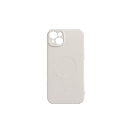 Magsafe-es TPU telefontok iPhone 14 Plus 6.7 colos YooUp Magnetic Pastell drapp