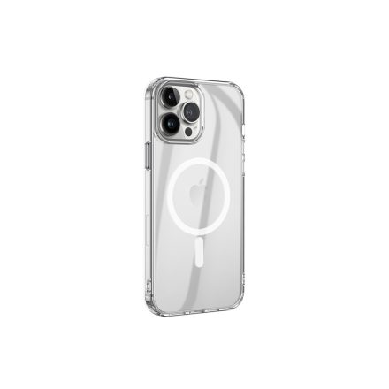 Magsafe-es TPU telefontok iPhone 14 Pro 6.1 Hoco Magnetic Transparent átlátszó