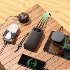 Power Bank 56000 mAh Veger Tank Boost (5001C) PD 130W fekete